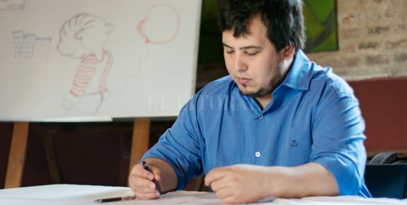"Dibujar es mi manera de comunicarme"