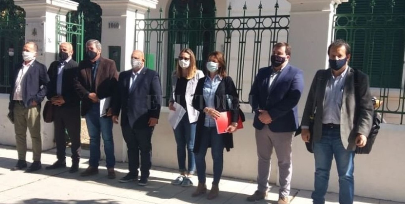 Diputados con el juez Lorenzini y con directivos de Vicentin SA 