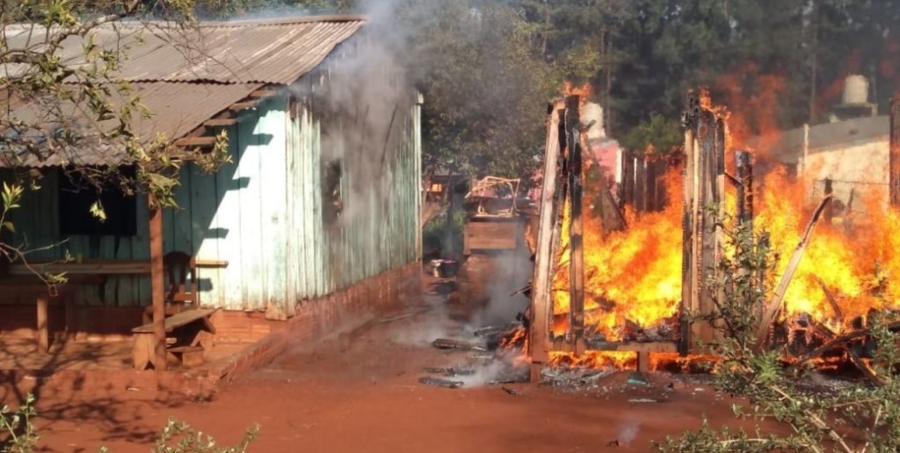 Murió un niño de 4 años al incendiarse una vivienda en Misiones
