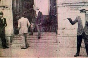 Archivo. Una de las postales de la reconstrucción del hecho.