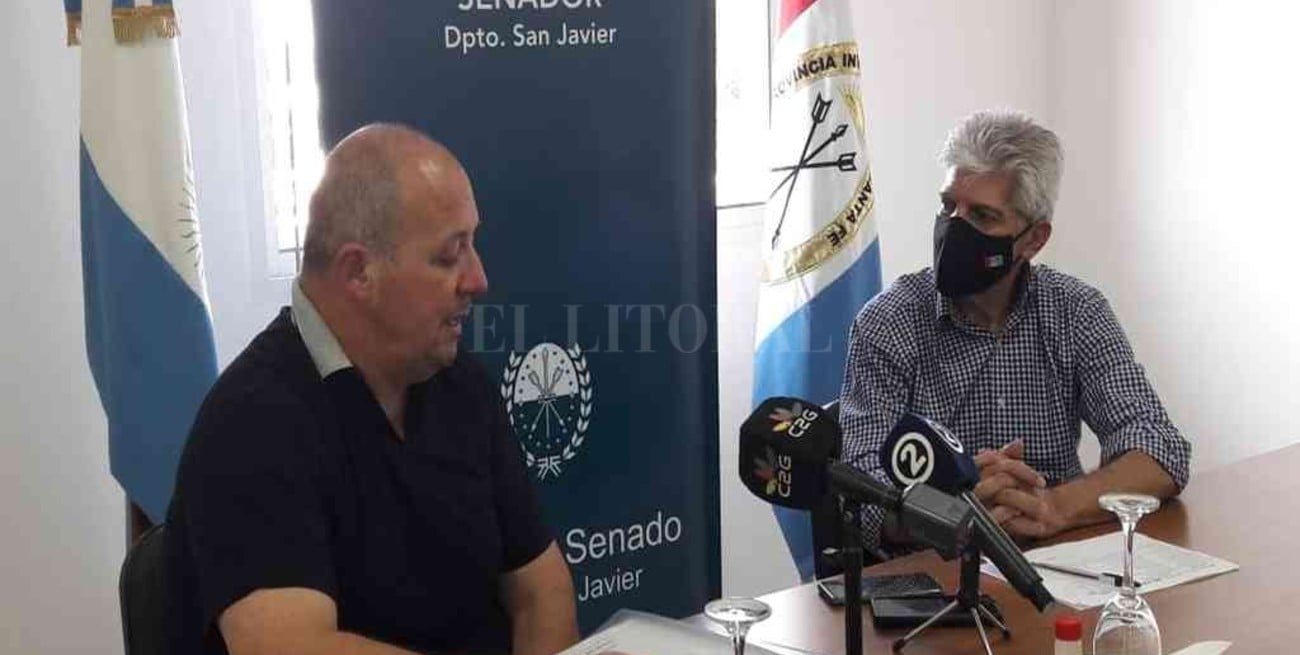 Baucero entregó aportes a instituciones de San Javier