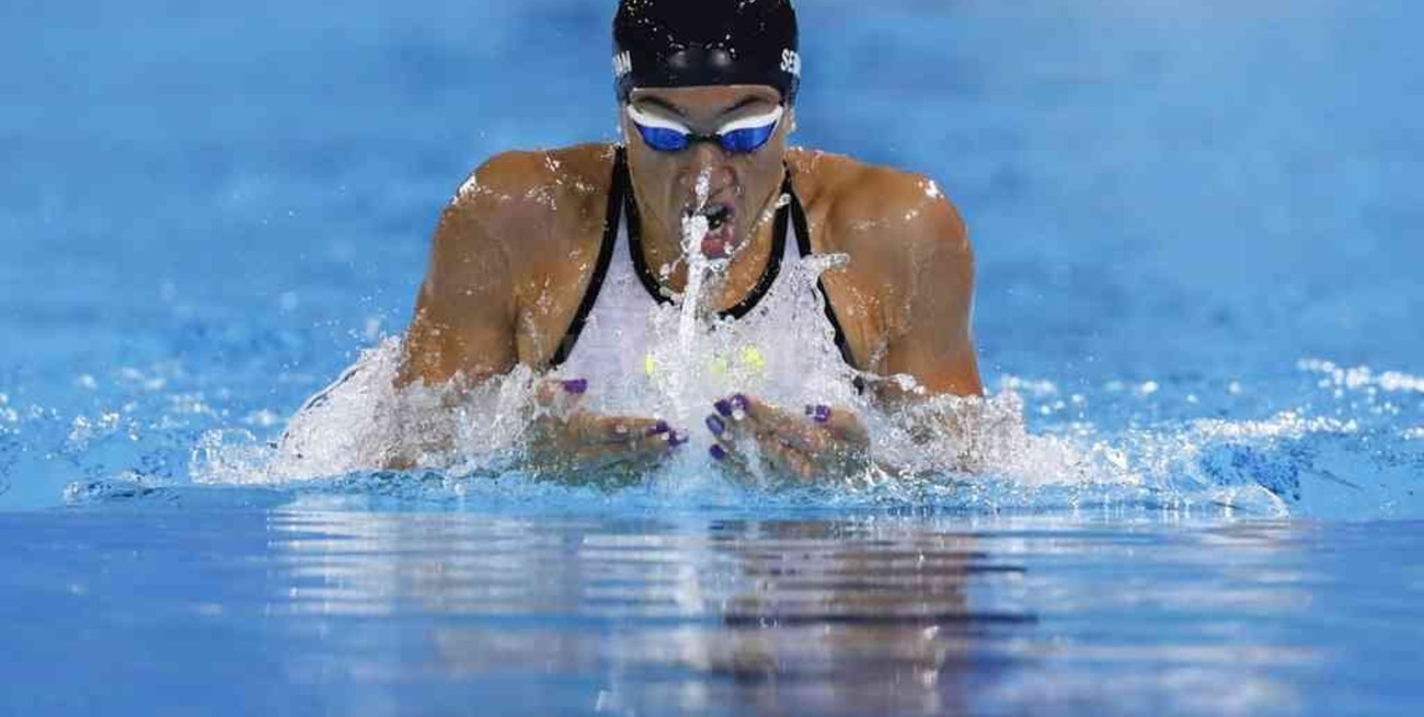 Julia Sebastián bajó el récord argentino y sudamericano en los 200m pecho