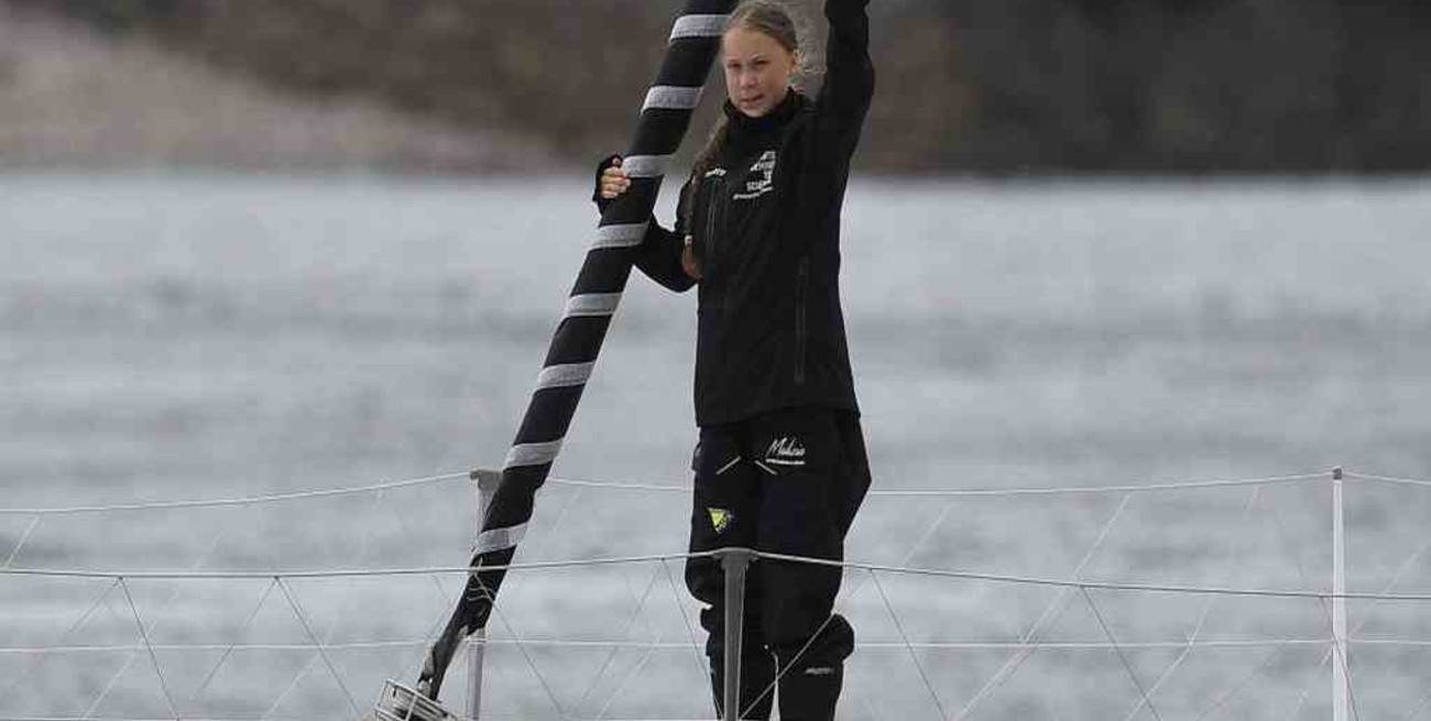 Greta Thunberg desembarcó en Lisboa rumbo a la cumbre del clima en Madrid