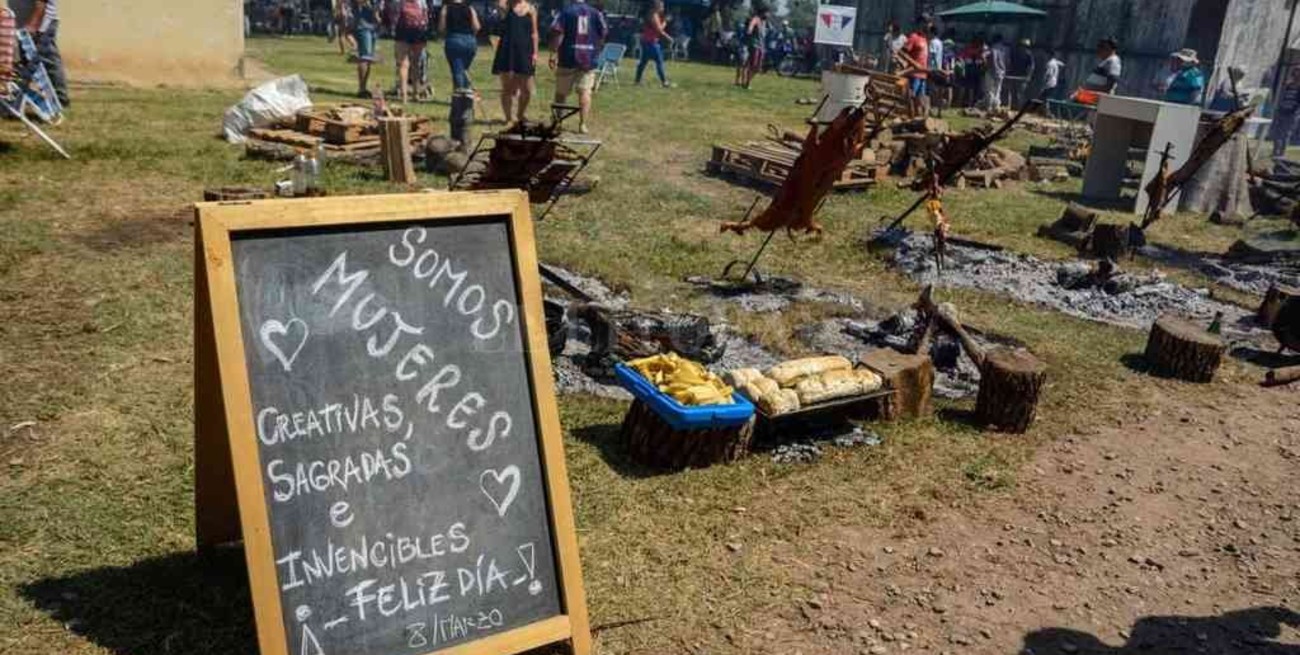 Gran concurrencia en la segunda fiesta del asado a la estaca 
