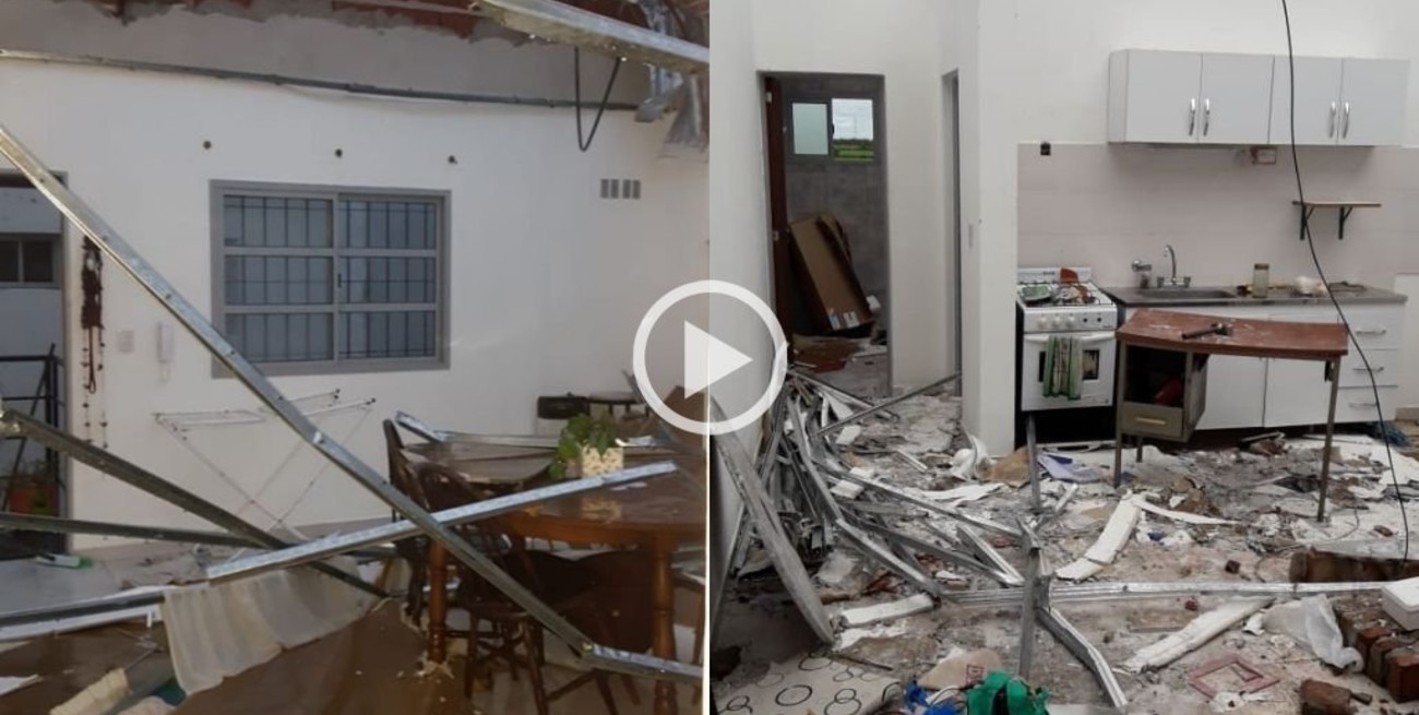 Esperanza, una de las ciudades más afectadas por el temporal 