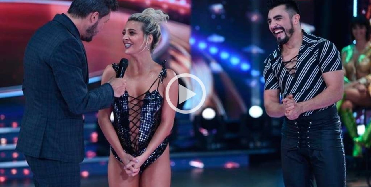 Sol Pérez debutó en la pista del bailando