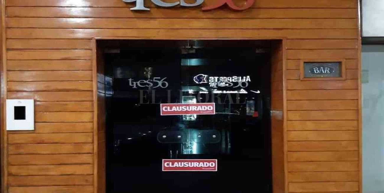 Fiesta clandestina en tradicional bar-restaurante de Rafaela