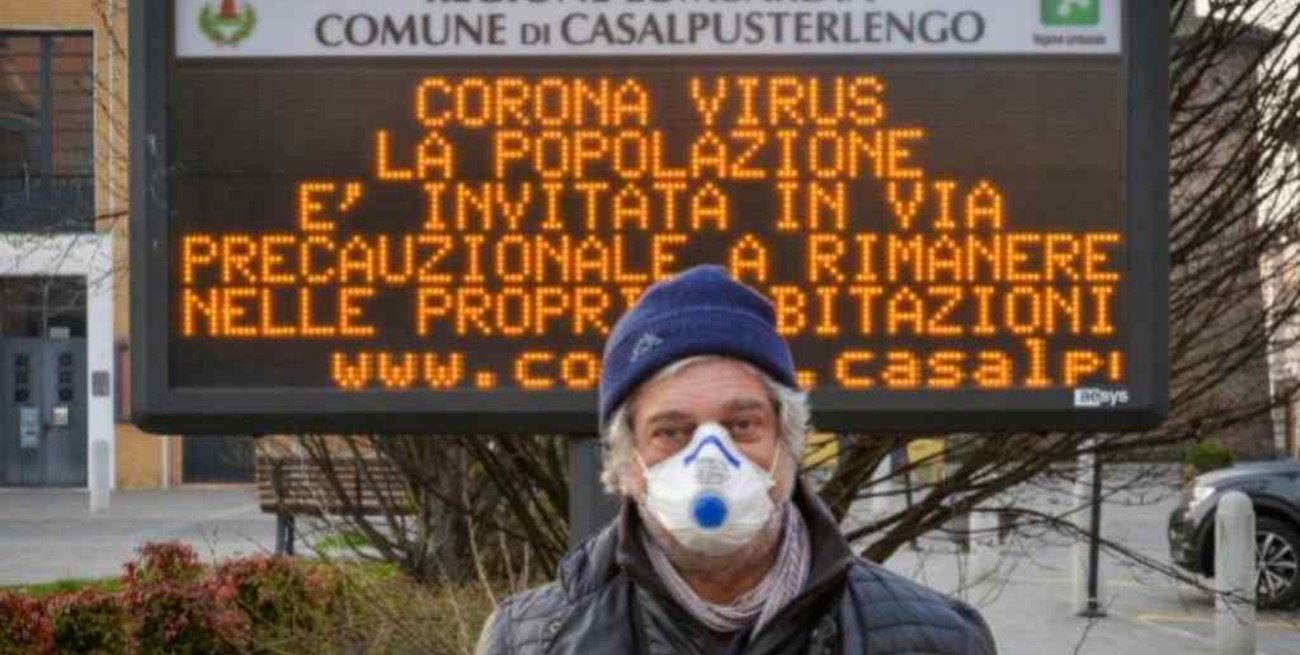 Italia: el 80% de los nuevos contagios de coronavirus ocurren en el norte del país