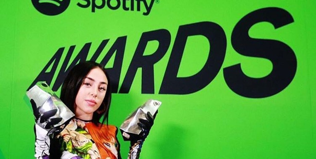 La santafesina Nicki Nicole ganó dos premios en los Spotify Awards