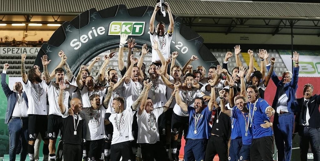 Spezia ascendió y jugará por primera vez en su historia en la Serie A