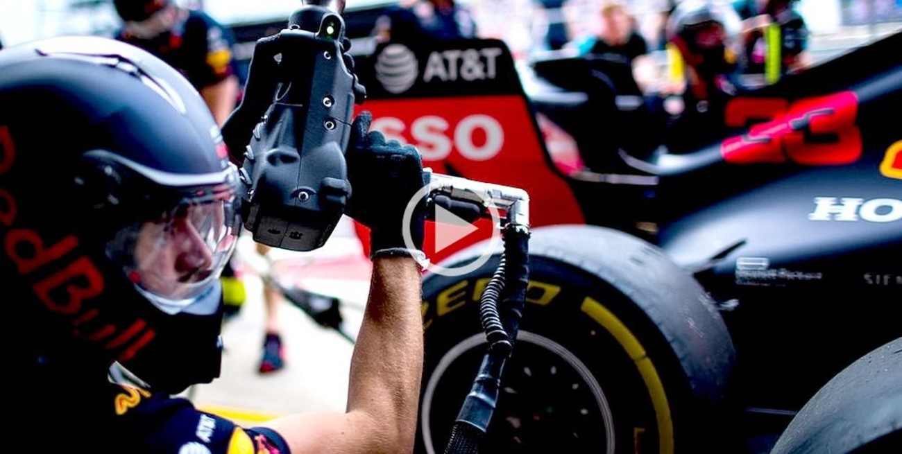 Video: Red Bull estableció un récord al marcar 1,91 segundos en un pit stop