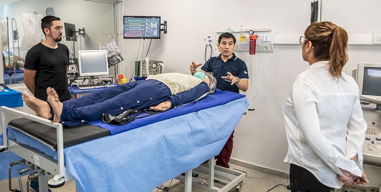 Capacitaron al  personal del Servicio 107 