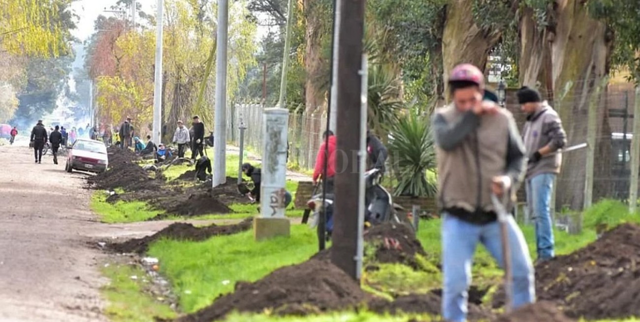 Casi 300 personas se organizaron para robar un cableado subterráneo