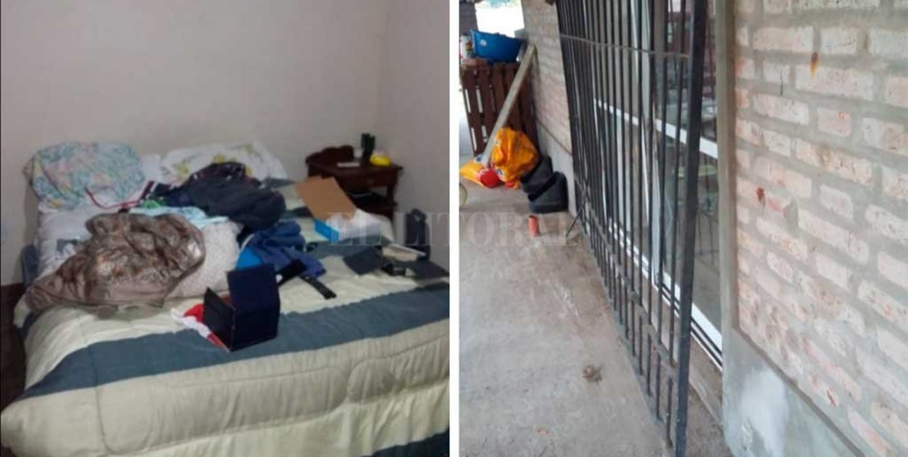 Casa desvalijada en Sauce Viejo