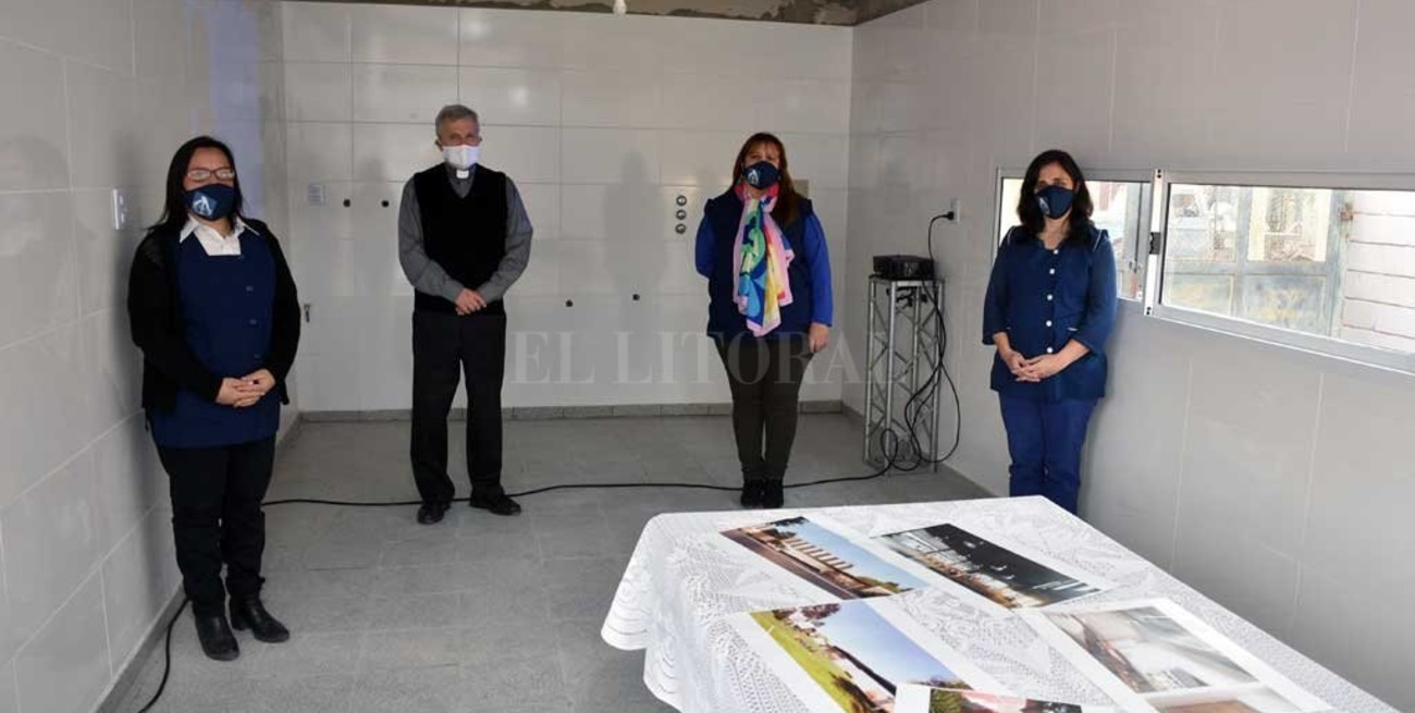 San Agustín II: La escuela "Santa  Mónica" tiene su cocina propia