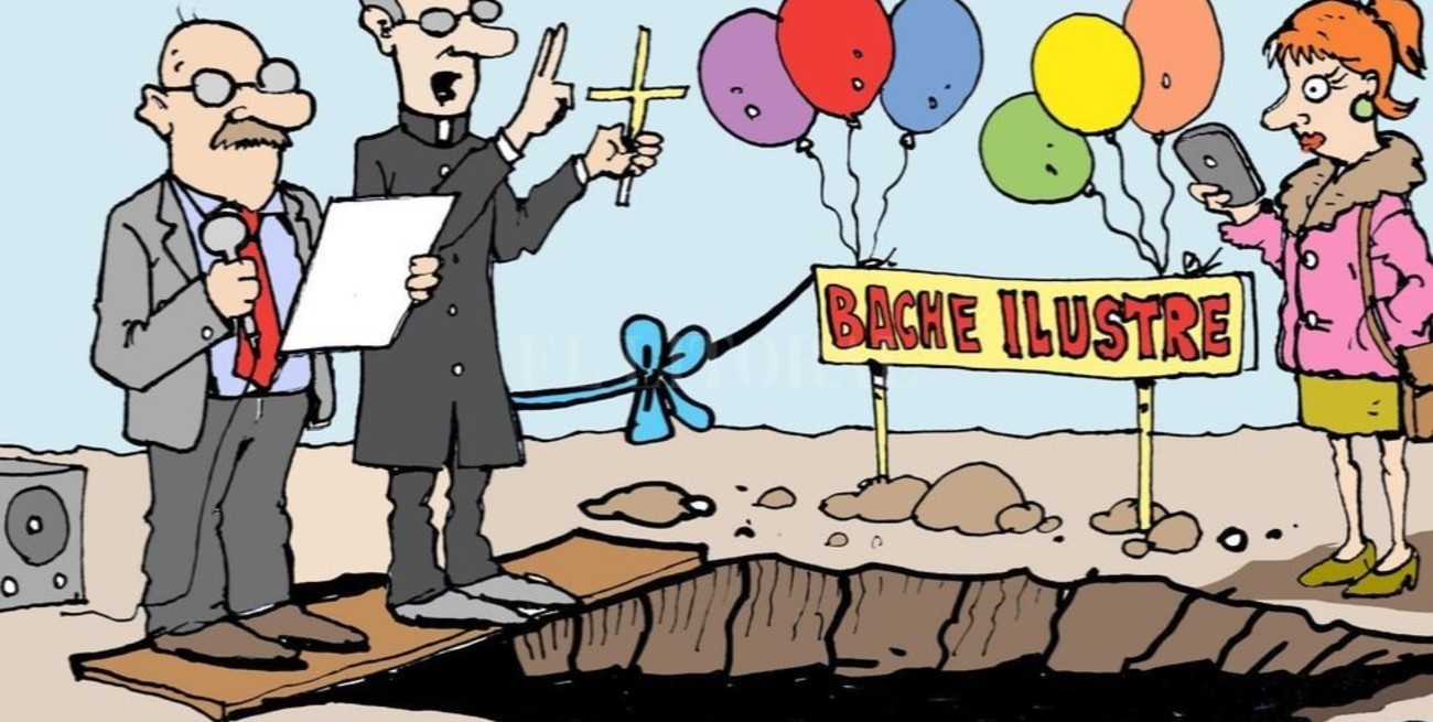 Humor: Un bache ilustre