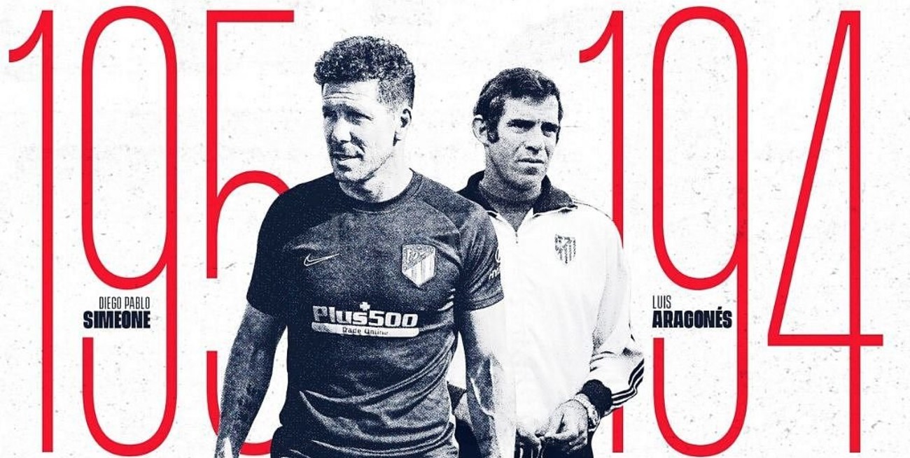 Simeone se convirtió en el técnico con más victorias en la historia del Atlético de Madrid