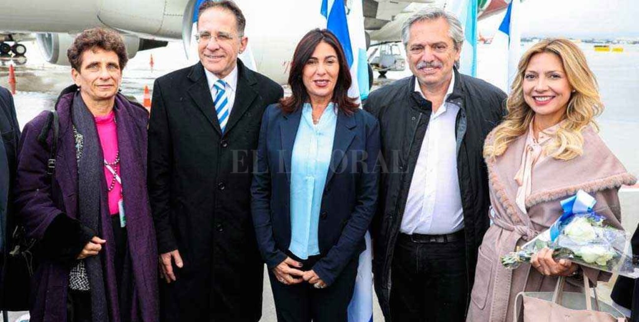 Alberto Fernández arribó a Israel