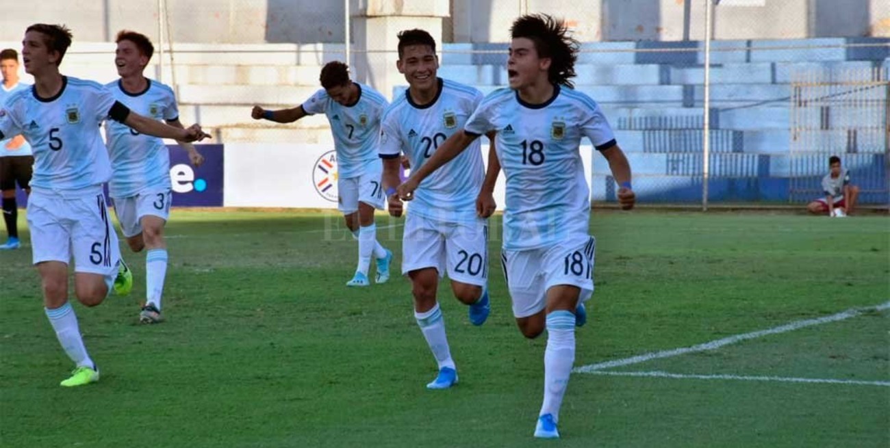 Argentina igualó ante Paraguay y clasificó a semifinales del Sudamericano Sub 15