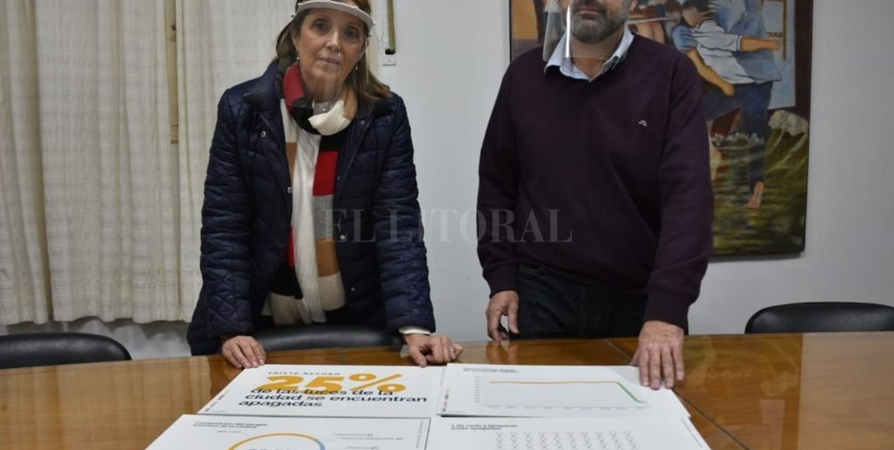 Advierten que 1 de cada 4 luces de la ciudad se encuentran apagadas