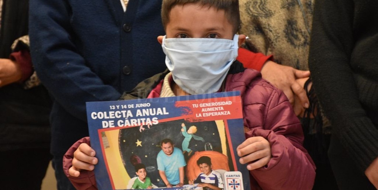 Colecta de Cáritas en parroquias y también en forma virtual