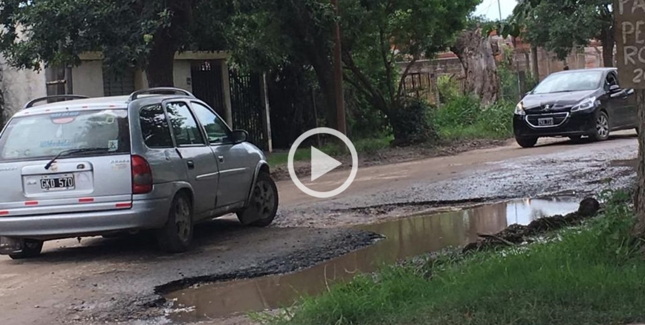 Nuevo reclamo por el estado de una calle que conecta barrios del norte de la ciudad