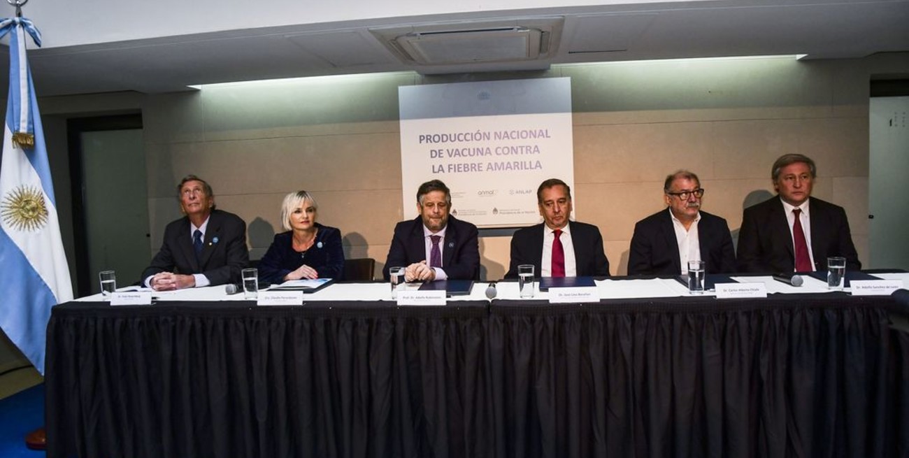 Argentina fabricará vacunas contra la fiebre amarilla