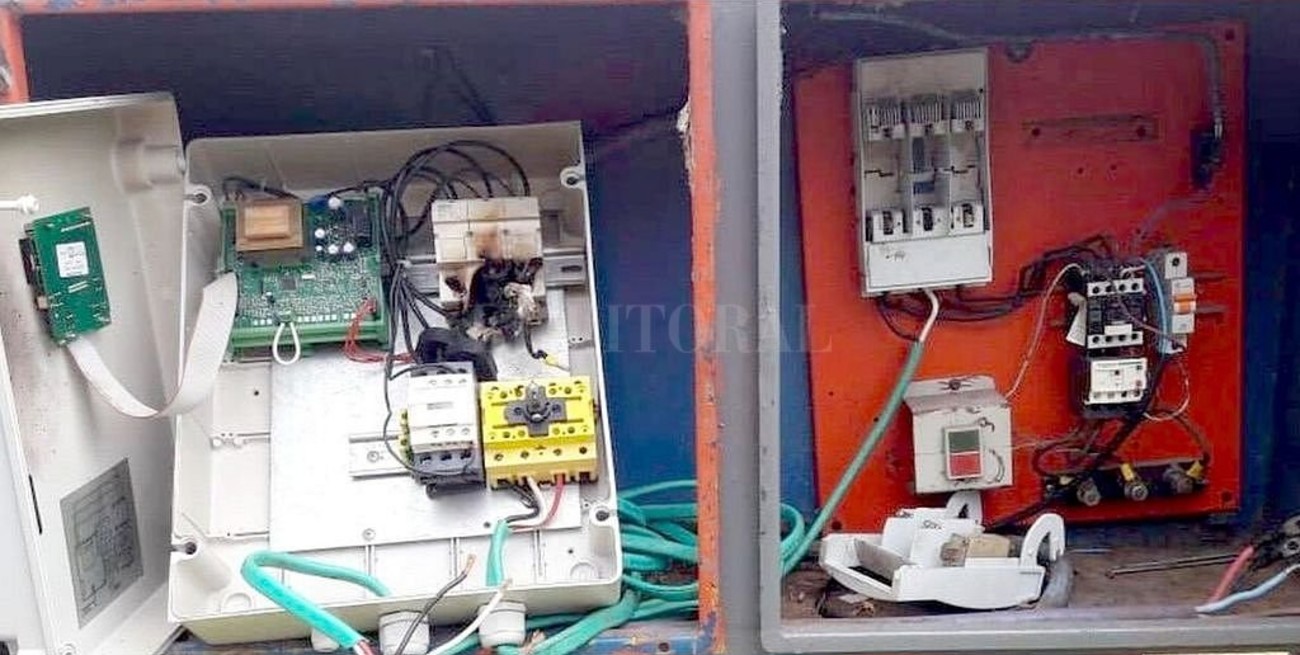 Parque del Sur: "Nos encontramos con los tableros y las 4 bombas quemadas"