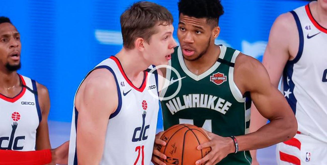 Video: Antetokounmpo fue expulsado tras pegar un cabezazo