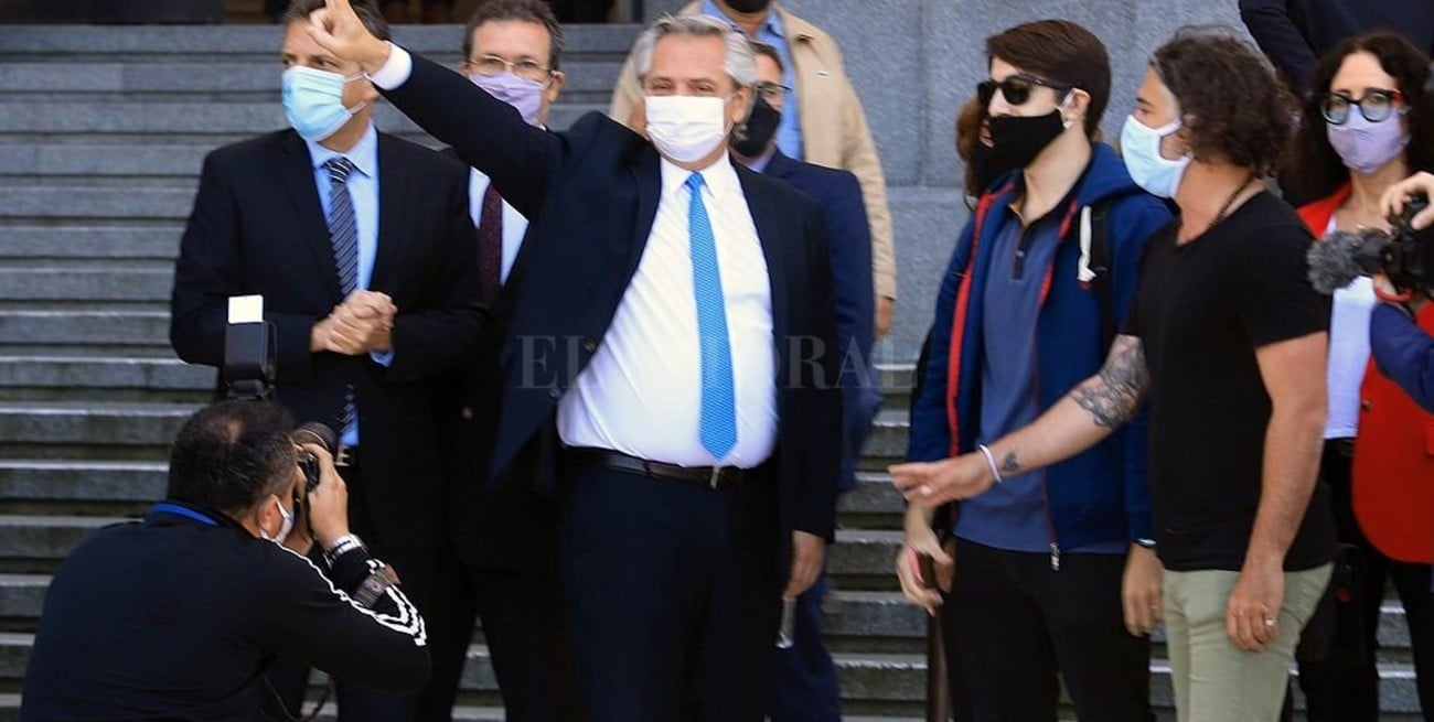 El presidente encabezó el acto de homenaje a Néstor Kirchner