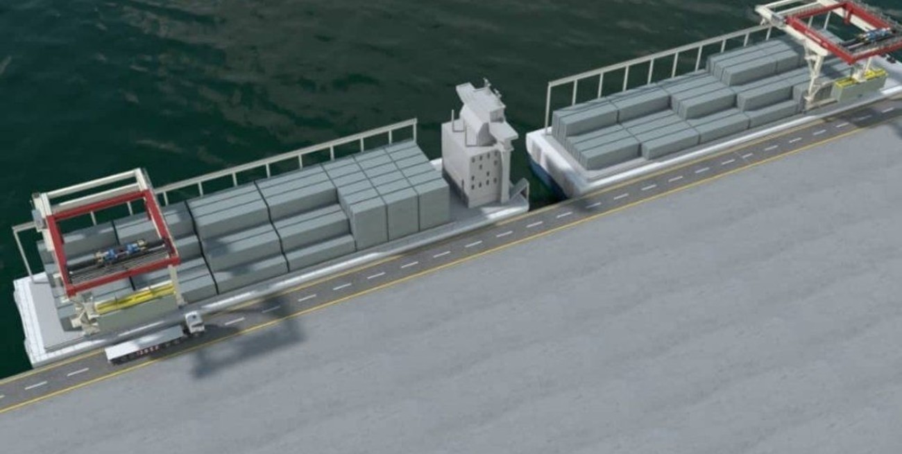 Proyectan reactivar puertos con novedosos "camiones fluviales"