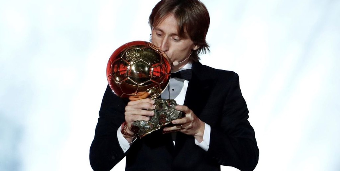 El croata Luka Modric ganó el Balón de Oro 2018