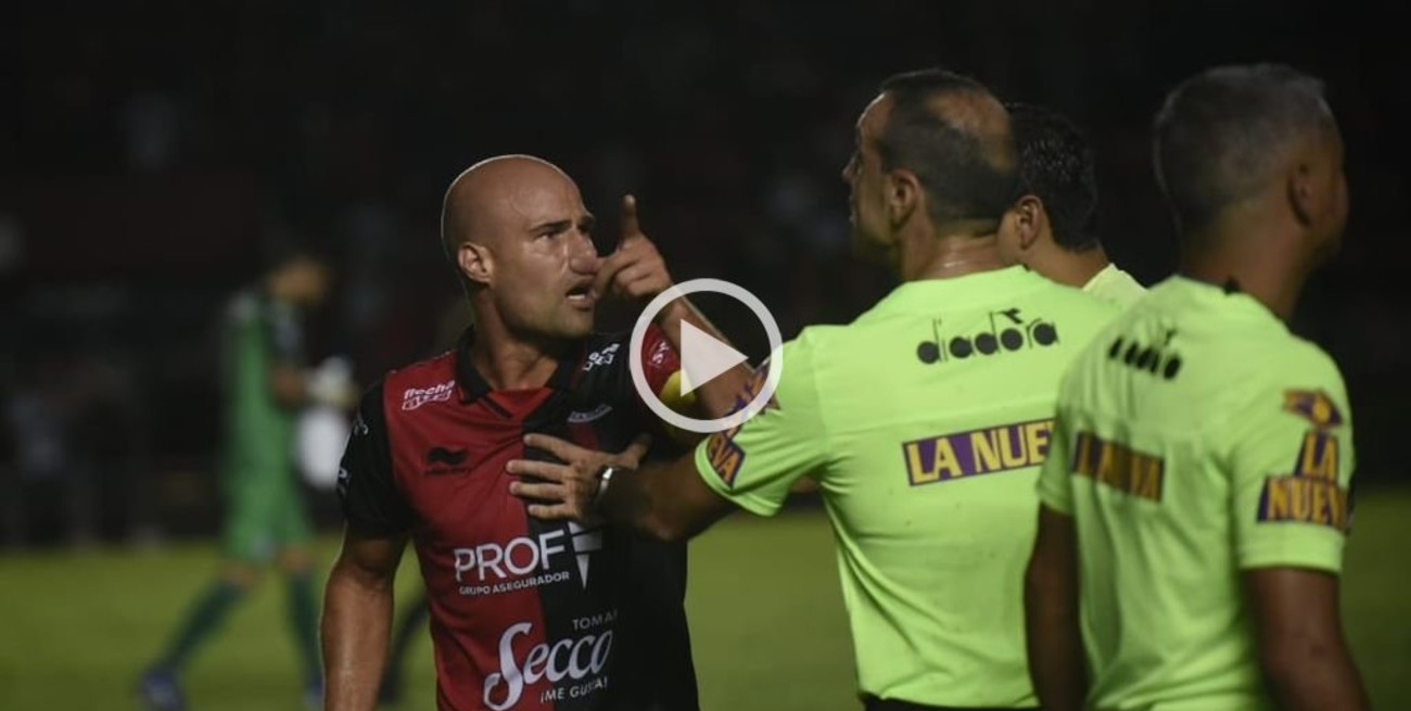 Baliño contra Colón: Un penal no cobrado, una roja no sacada y 24 faltas para Racing