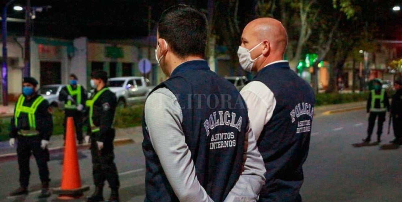 Asuntos Internos supervisa  puestos de control policial