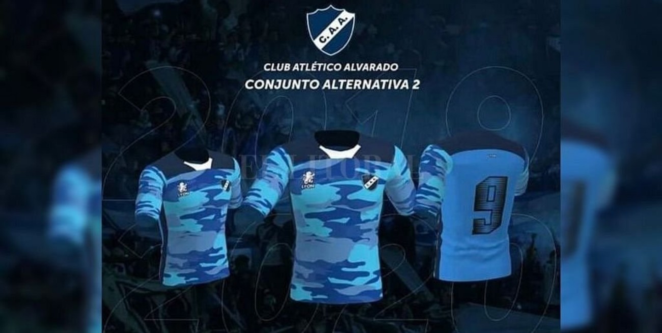 Alvarado retiró una camiseta alternativa por su camuflaje militar