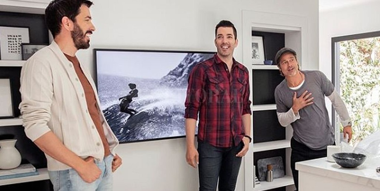 Los gemelos Scott estrenan programa con Brad Pitt como invitado