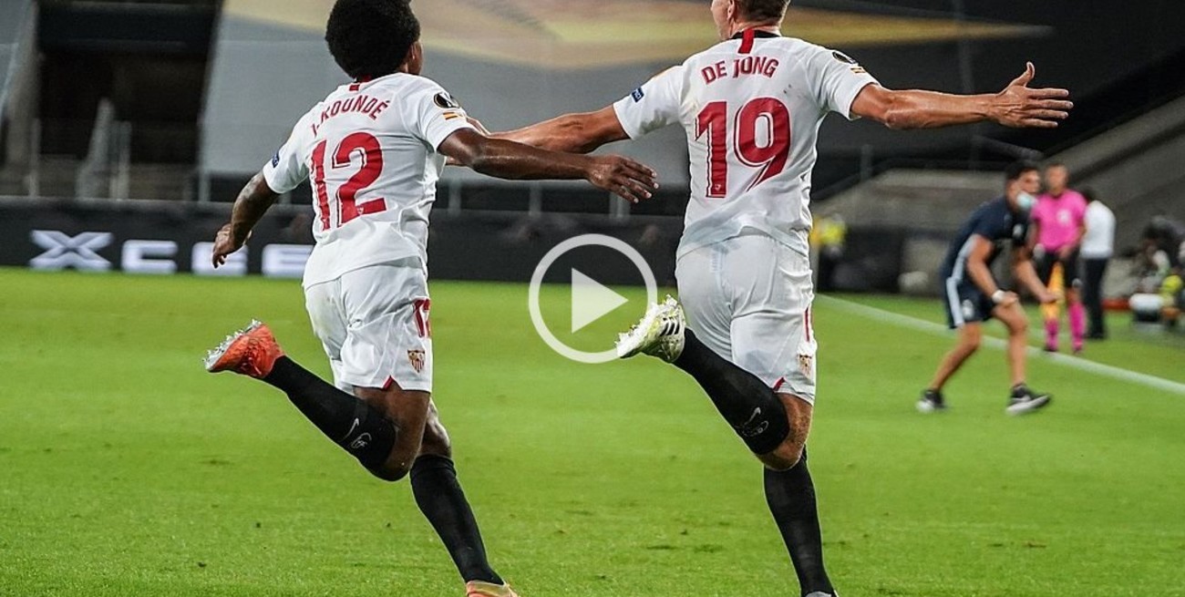 Sevilla derrotó a Inter y se coronó campeón de la Europa League