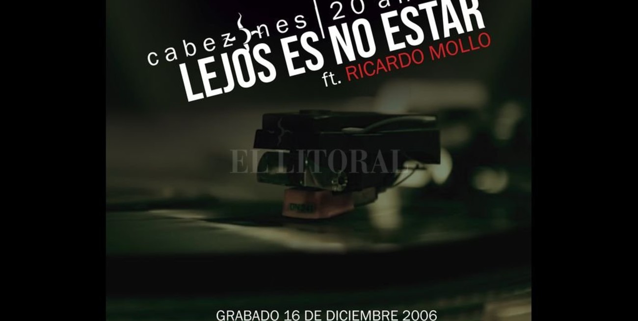 Cabezones presenta "Lejos es no estar" con Ricardo Mollo