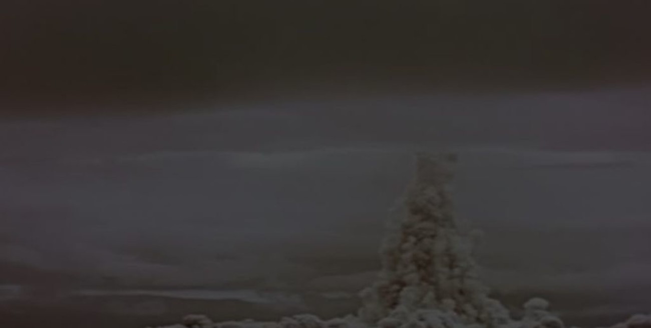 Rusia publicó imágenes secretas de la explosión de hidrógeno de 1961