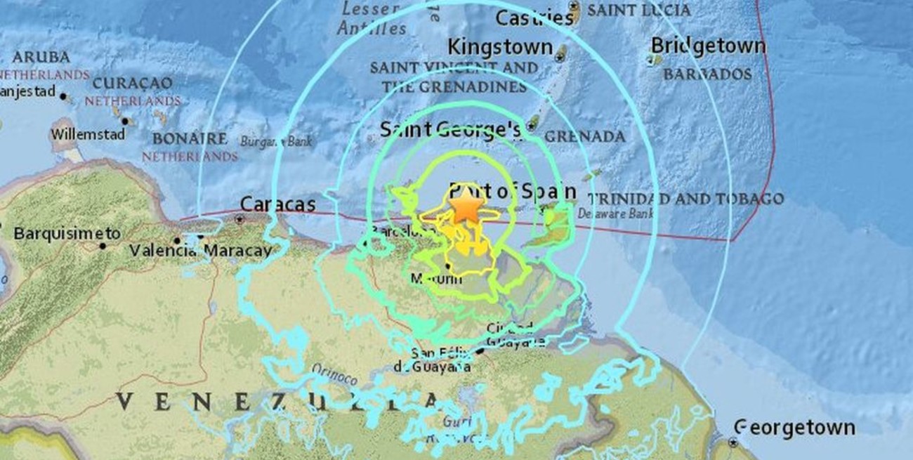 Un terremoto de magnitud 7 sacudió a Venezuela 