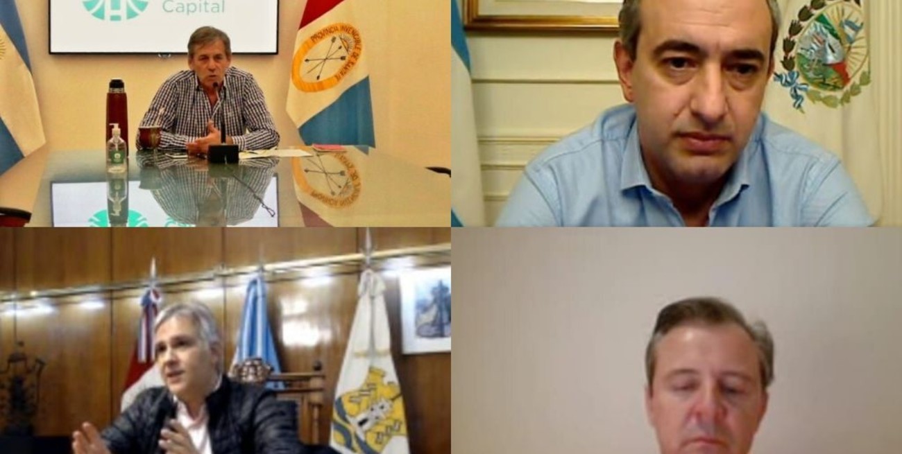 Intendentes de cuatro ciudades se unieron para reclamar soluciones en el transporte