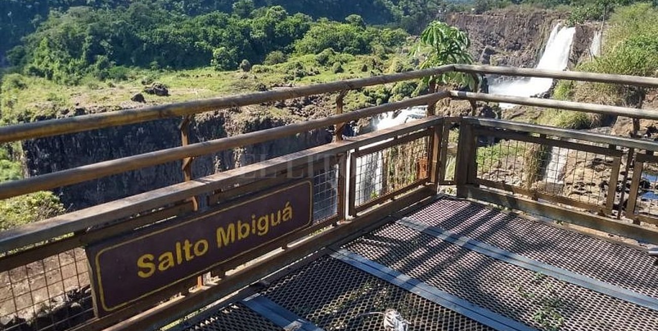 Cataratas del Iguazú: sin agua y sin turistas por el coronavirus