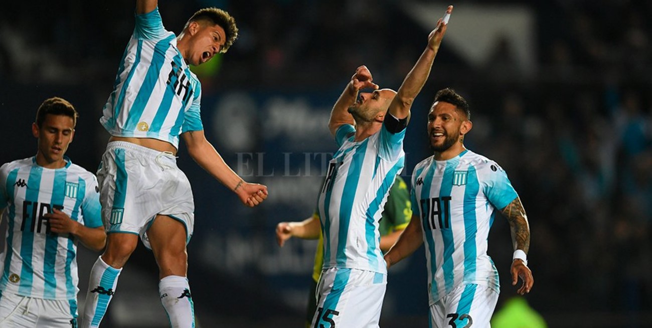 Racing venció a Aldosivi y continúa prendido en los puestos de arriba de la Superliga