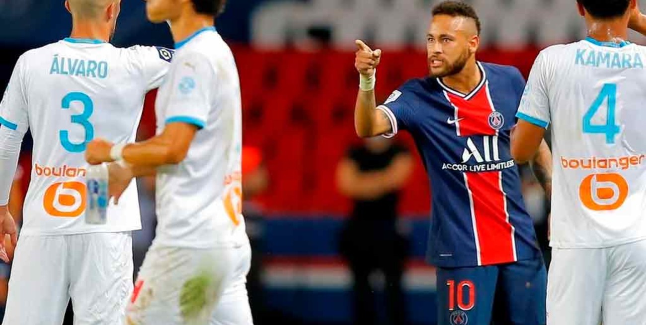 PSG - Olympique de Marsella: piñas sin control y cinco expulsados