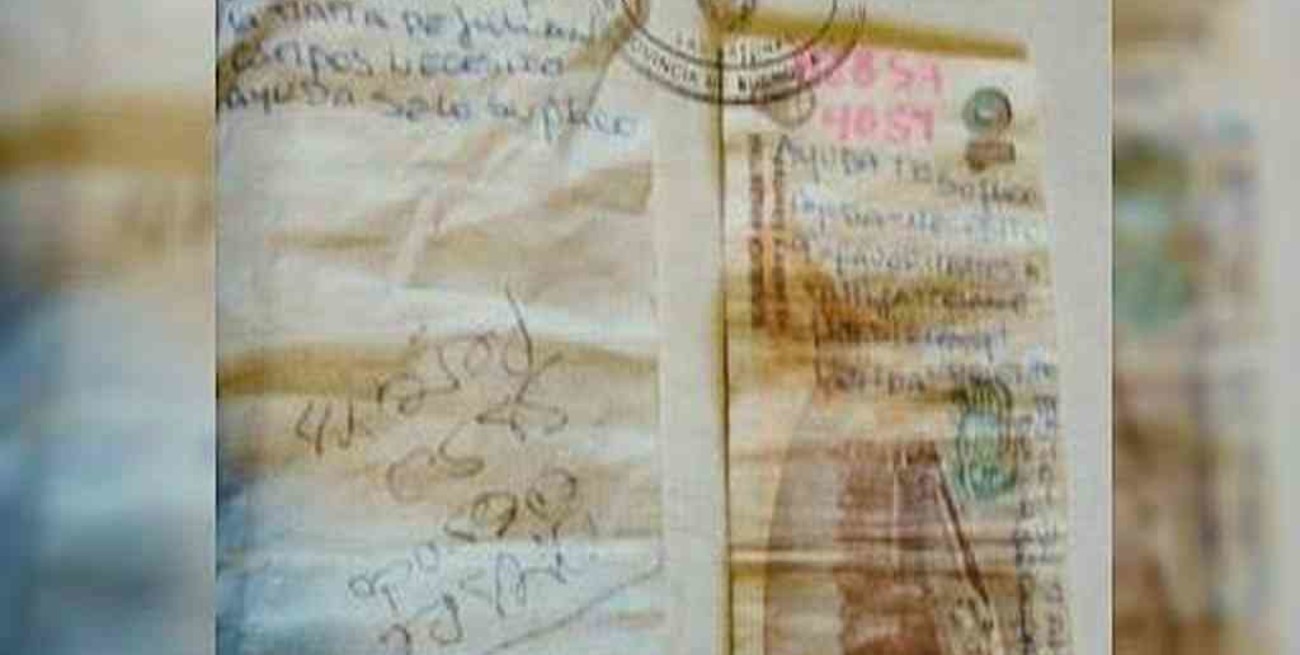 Sufría violencia de género, logró pedir ayuda en un billete de $ 10 y fue rescatada 