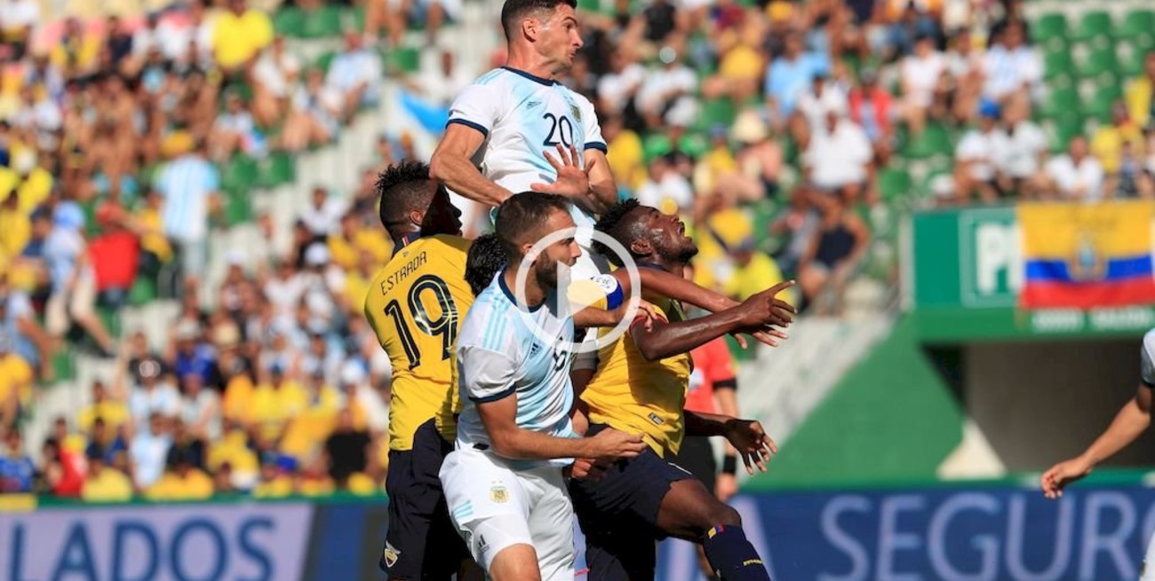 Argentina goleó 6 a 1 a Ecuador