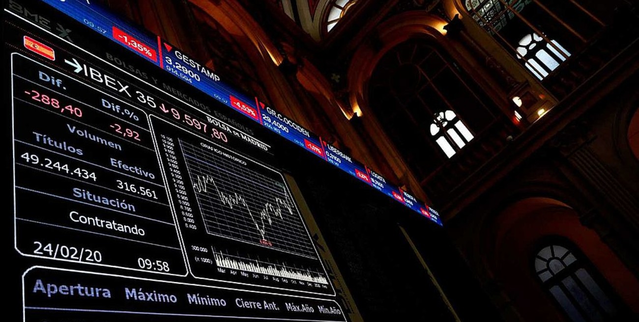 La amenaza de una desaceleración económica por el coronavirus derrumbó las bolsas del mundo