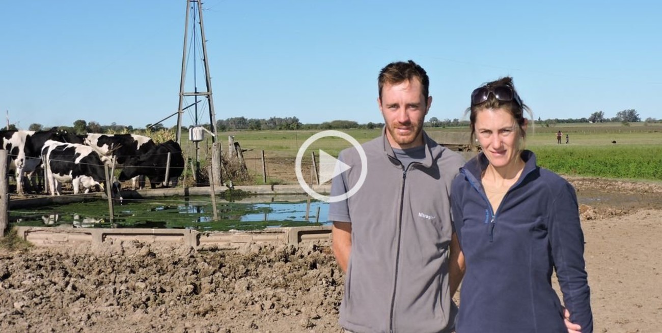 Video: pese a la crisis, montan un tambo nuevo en Gessler