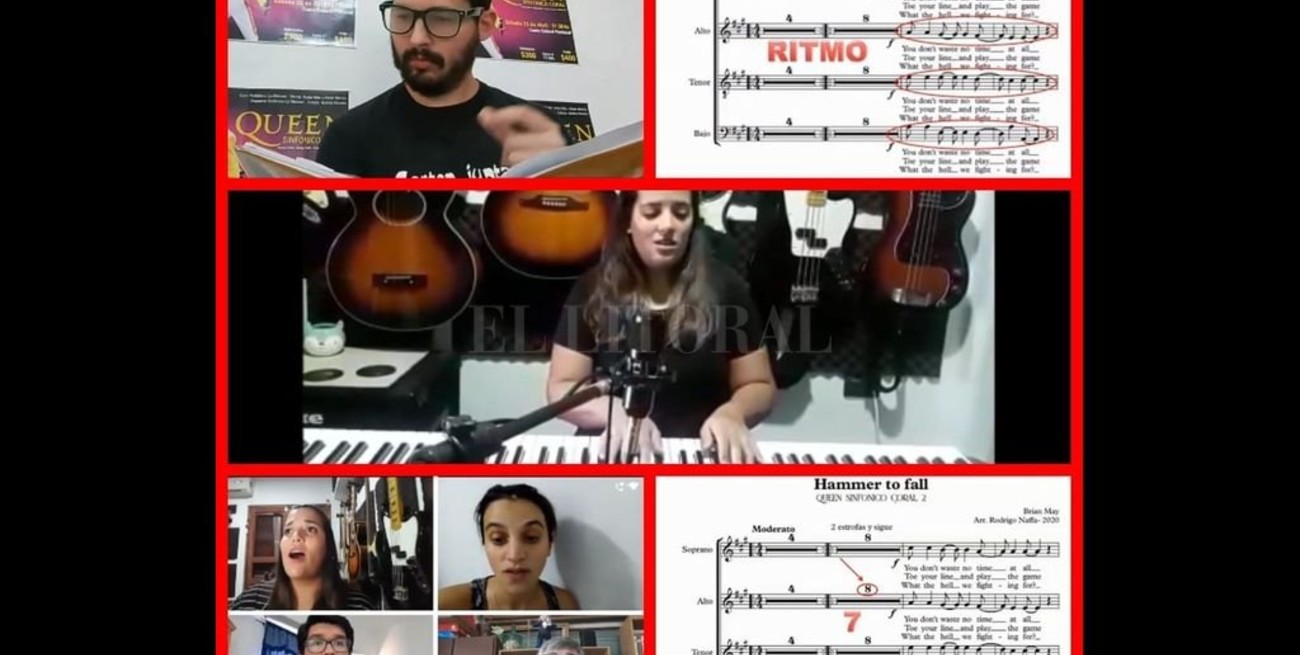 Queen en formato coral para seguir cantando en pandemia