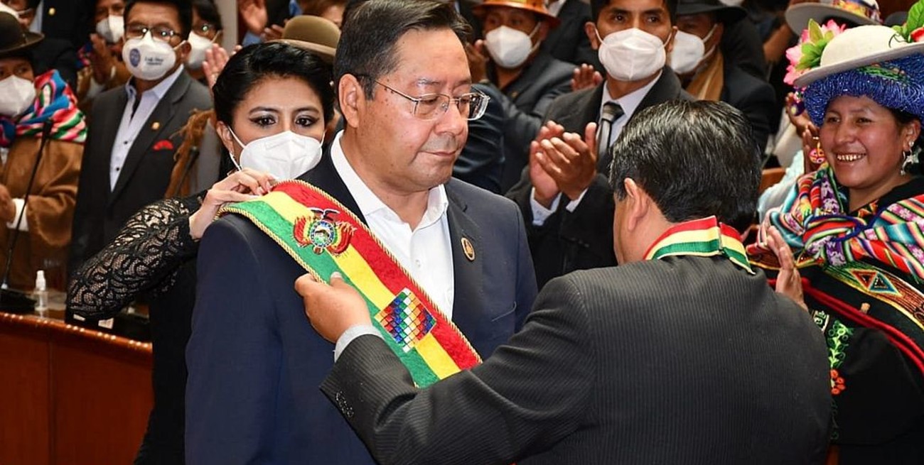 Luis Arce asumió la presidencia de Bolivia 